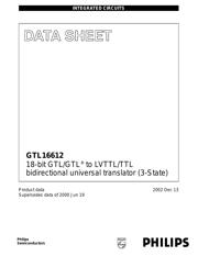 GTL16612DGG,118 数据规格书 1
