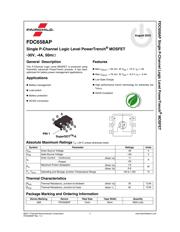 FDC658AP 数据规格书 1