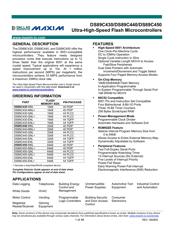 DS89C430-QNG+ Datenblatt PDF