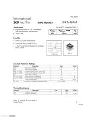 IRF7470PBF 数据规格书 1