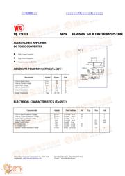 MJ15003 datasheet.datasheet_page 1