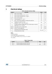 STF7N105K5 数据规格书 3