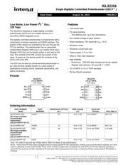 ISL22316WFRT10Z-TK datasheet.datasheet_page 1