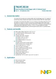 74LVC2G14GW,125 数据规格书 1