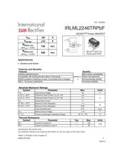 IRLML2246TRPBF 数据规格书 1