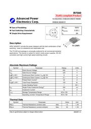 IRF840 datasheet.datasheet_page 1