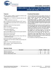 CY7C1357C-100BZC datasheet.datasheet_page 1