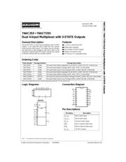 74AC253SCX 数据规格书 1