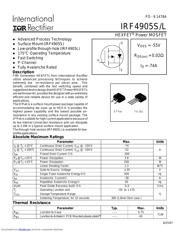IRF4905SHR 数据规格书 1