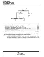 CD74HCT4066QPWRQ1 datasheet.datasheet_page 2