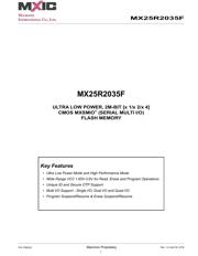 MX25R2035FZUIL0/T&R datasheet.datasheet_page 1