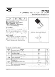 IRFP250 Datenblatt PDF