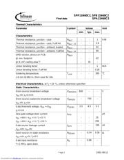 SPP11N60C2 datasheet.datasheet_page 2