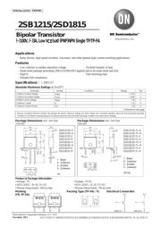 2SB1215T-TL-E datasheet.datasheet_page 1