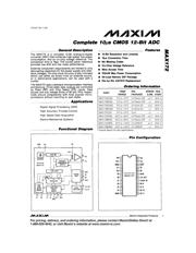 MAX172BCWG+T 数据规格书 1