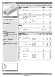 SKM100GB128D 数据规格书 1