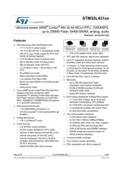 STM32L431RCT6 Datenblatt PDF