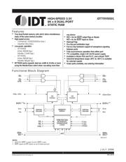 IDT70V05S25PFG 数据规格书 1