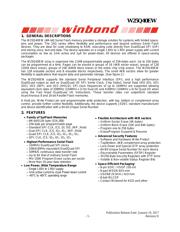 W25Q40EWUXIE TR datasheet.datasheet_page 5