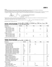 AD9814 datasheet.datasheet_page 3