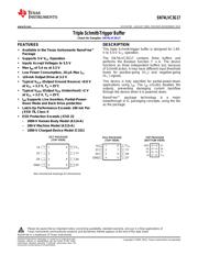 SN74LVC3G17DCURE4 datasheet.datasheet_page 1