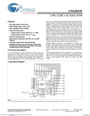 CY62128DV30LL-70ZXI 数据规格书 1