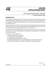 ST72F63BK2M1 数据规格书 1