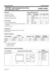 PUMD9 datasheet.datasheet_page 2