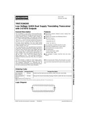 74VCX164245MTD datasheet.datasheet_page 2
