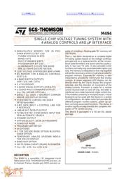 M494 datasheet.datasheet_page 1