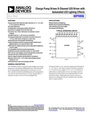 ADP8866CP-EVALZ 数据规格书 1