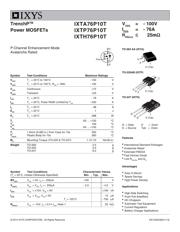 IXTA76P10T-TRL datasheet.datasheet_page 1