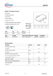 BSP372 Datenblatt PDF