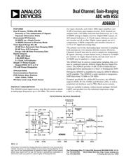 AD6600 数据规格书 1