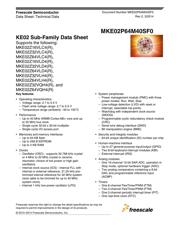MKE02Z64VQH4 数据规格书 1