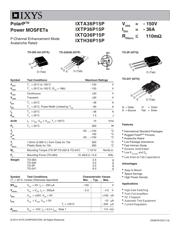 IXTA36P15P-TRL 数据规格书 1