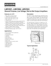 LMV358AMU8X 数据规格书 1