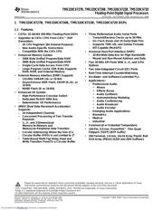 TMS320C6727BGDH350 datasheet.datasheet_page 1