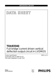 TDA8354Q 数据规格书 1