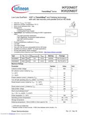 IKP20N60TXK datasheet.datasheet_page 1