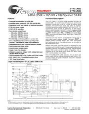 CY7C1360C-166BZXC datasheet.datasheet_page 1