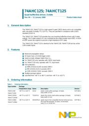 74AHCT125PW datasheet.datasheet_page 1