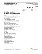 MCF5328CVM240 数据规格书 1