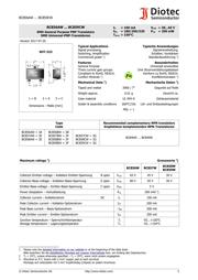 BC856BW 数据规格书 1