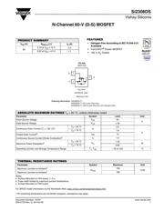 SI2308DS-T1-E3 数据规格书 1