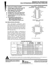 SN74AHCT123ADE4 datasheet.datasheet_page 1