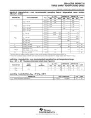 SN74ACT10DR 数据规格书 3