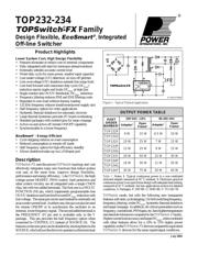 TOP233P datasheet.datasheet_page 1