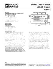 AD8367ARUZ-RL7 datasheet.datasheet_page 1