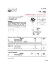 IRF7805 datasheet.datasheet_page 1